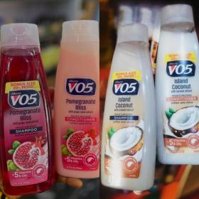 VO5 shampoo and conditioner