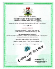 CAC, TIN & NIN REGISTRATION SERVICES