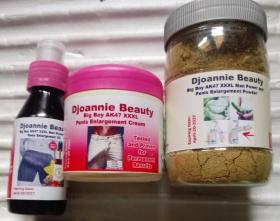 Big Boy AK 47 XXXL Penis Enlargement Cream, Oil+Herbal Powder Tea