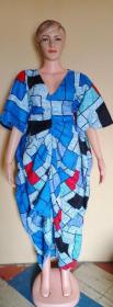 Elastic belt gown