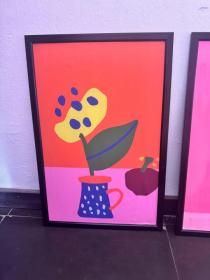 Canvas wall frame