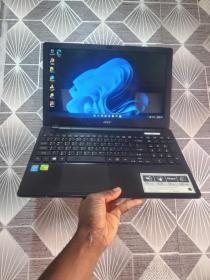 A clean acer gaming laptop