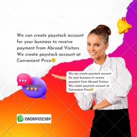 Create Paystack account