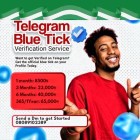 Telegram Blue tick Verification