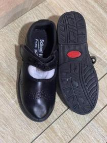 Black school shoe for boys and girls
