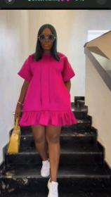 Beautiful elegant style short gown suitable for everything