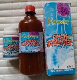 Kambest Sperm Booster Capsule+Liquid Herbal Mixture