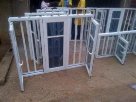 Aluminum Casement windows with burglary and net