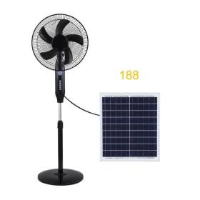Rechargeable solar fan